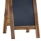 Flash Furniture Rustic Brown Wooden A-Frame Magnetic Chalkboard HGWA-GDIS-CRE8-442315-GG - alternate 3